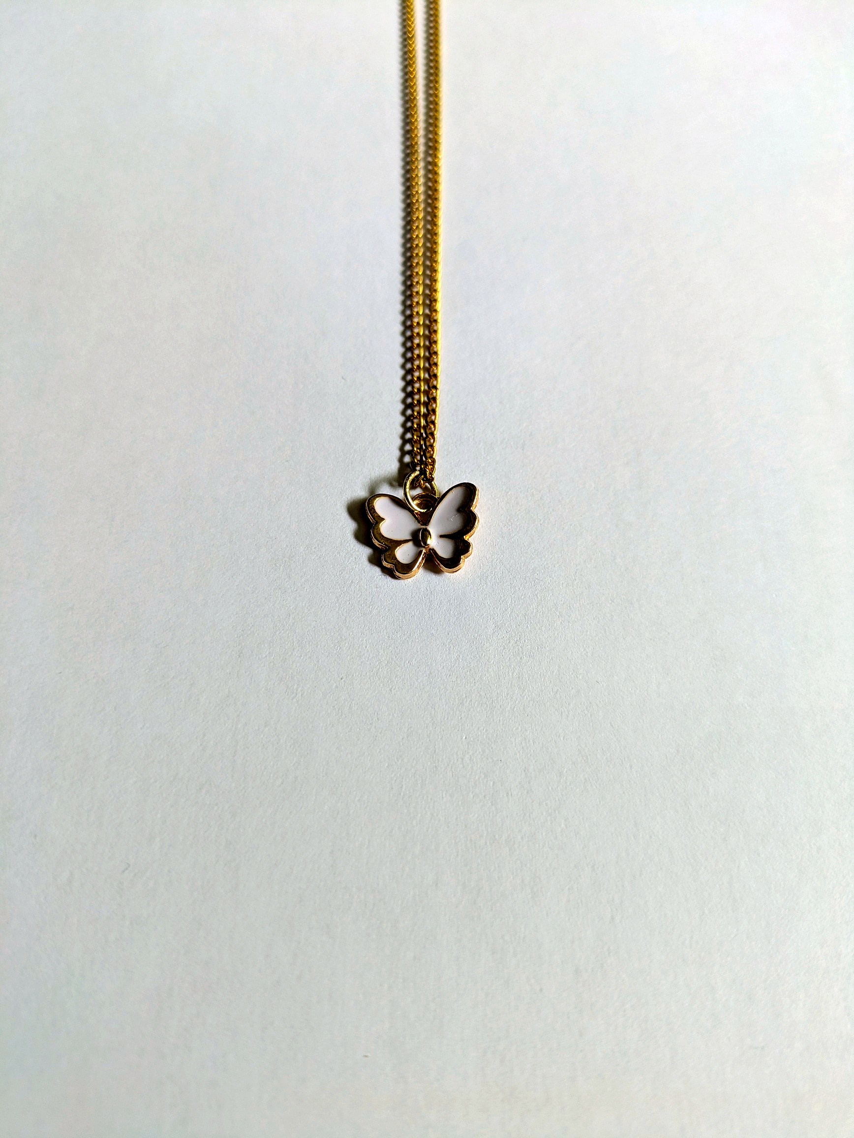 Gold-Toned Butterfly Pendant